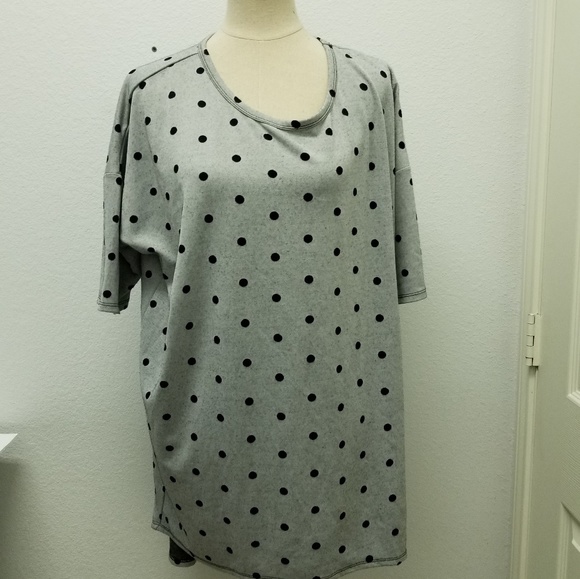 LuLaRoe Tops - LuLaRoe Polka Dot Irma Shirt